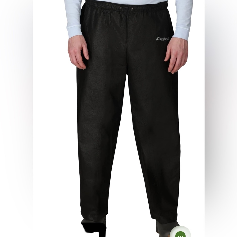 Frogg Toggs Pro Action Rain Pants Black Large BNWT Waterproof Outdoor Gear - Picture 2 of 10